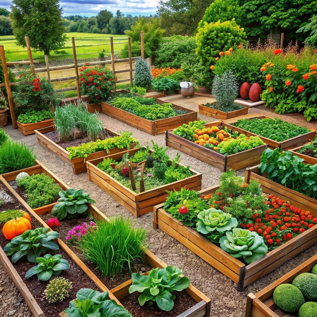 12 Essential Backyard Mini Farms Vegetable Garden Ideas