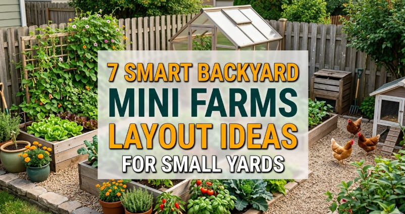 7 Smart Backyard Mini Farms Layout Ideas for Small Yards