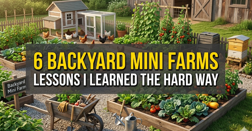6 Backyard Mini Farms Lessons I Learned the Hard Way