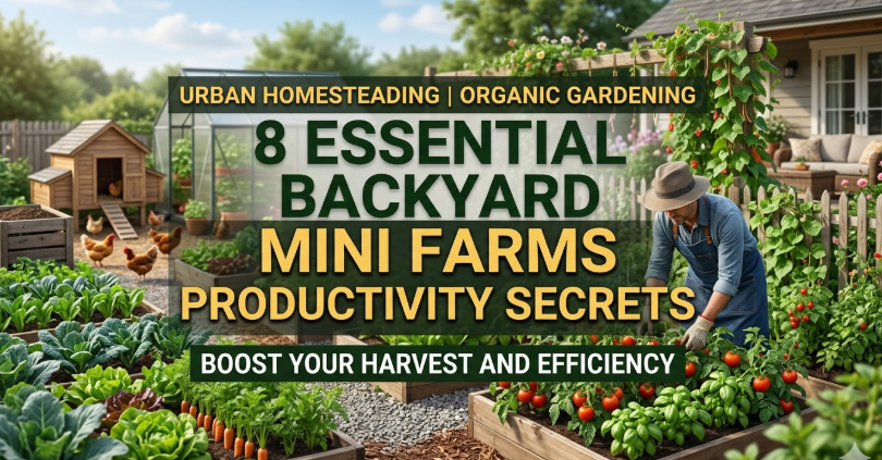 8 Essential Backyard Mini Farms Productivity Secrets