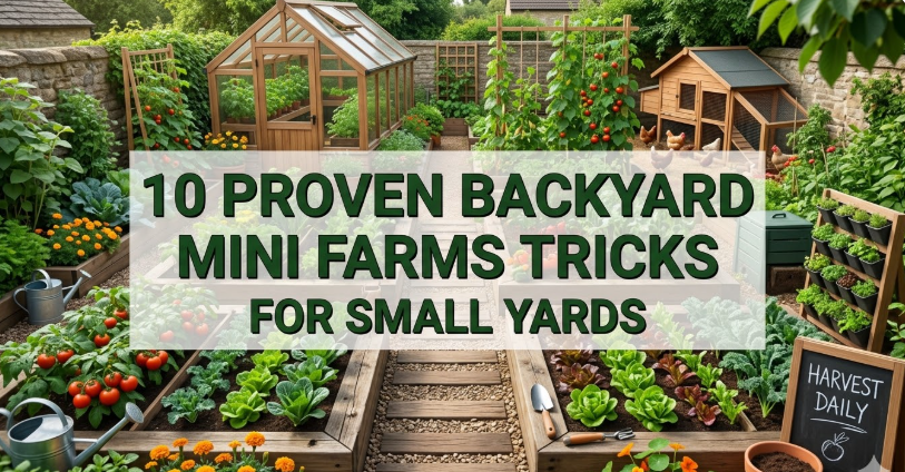 10 Proven Backyard Mini Farms Tricks for Small Yards