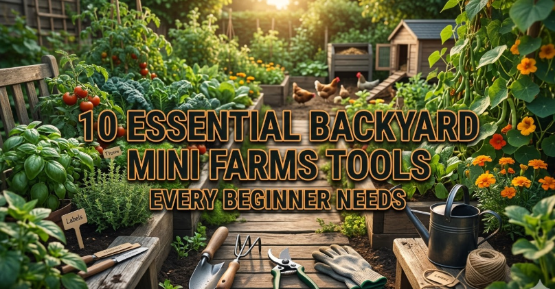 10 Essential Backyard Mini Farms Tools Every Beginner Needs