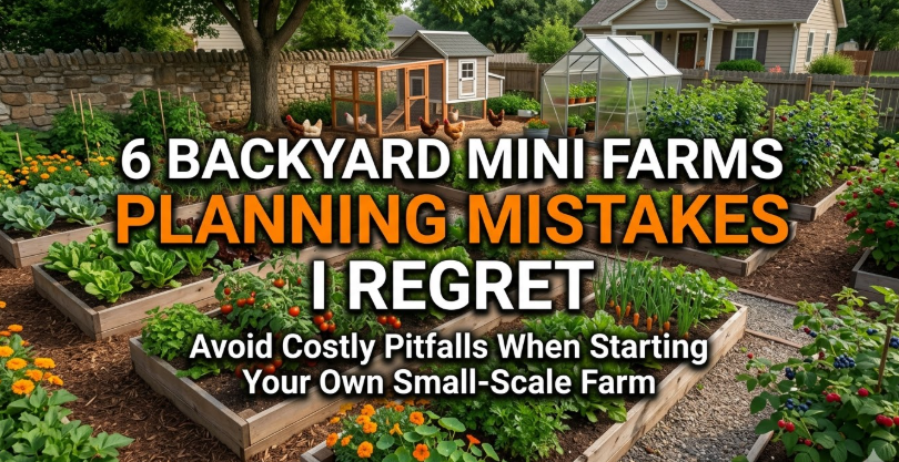 6 Backyard Mini Farms Planning Mistakes I Regret