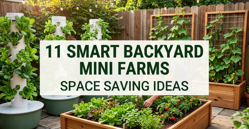 11 Smart Backyard Mini Farms Space Saving Ideas