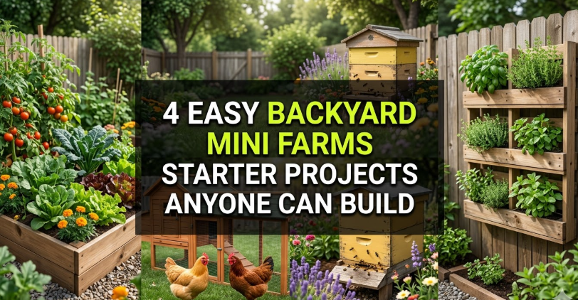4 Easy Backyard Mini Farms Starter Projects Anyone Can Build