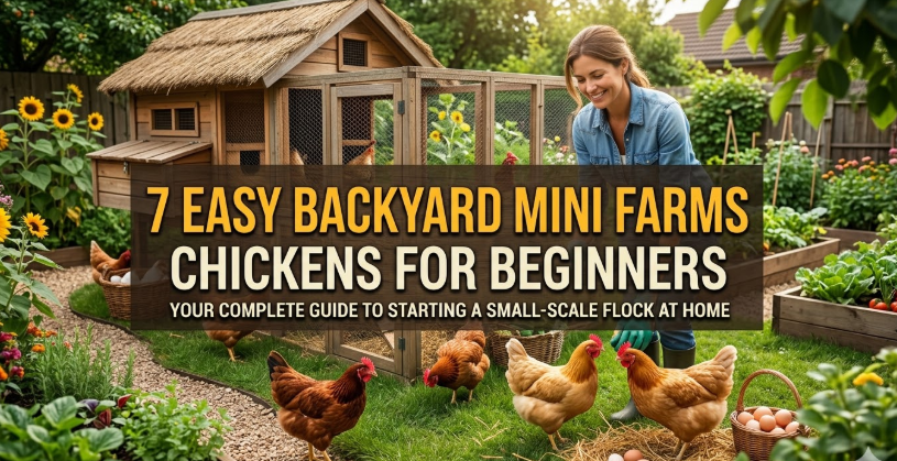 7 Easy Backyard Mini Farms Chickens for Beginners