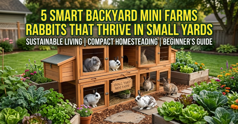 5 Smart Backyard Mini Farms Rabbits That Thrive in Small Yards