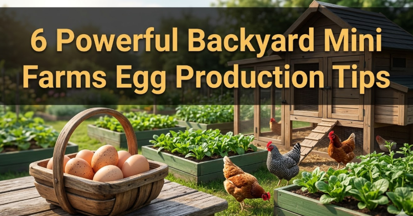 6 Powerful Backyard Mini Farms Egg Production Tips