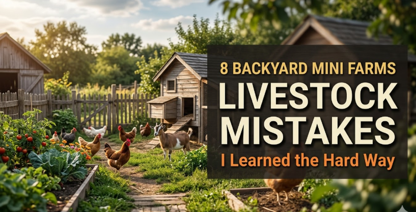 8 Backyard Mini Farms Livestock Mistakes I Learned the Hard Way
