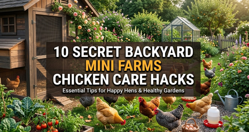 10 Secret Backyard Mini Farms Chicken Care Hacks