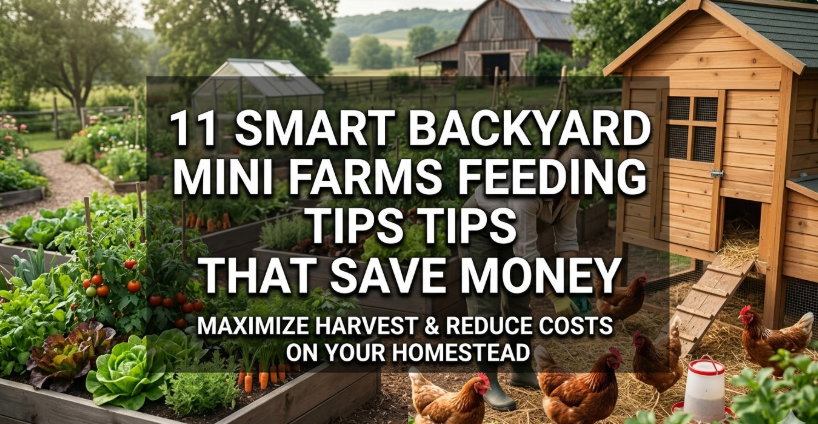 11 Smart Backyard Mini Farms Feeding Tips That Save Money