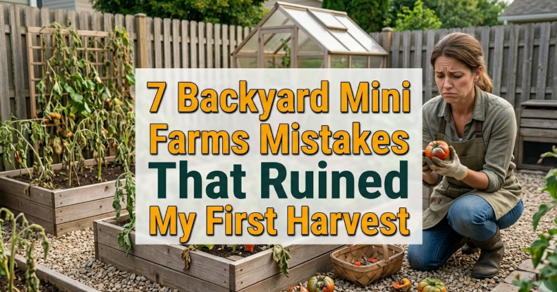 7 Backyard Mini Farms Mistakes That Ruined My First Harvest