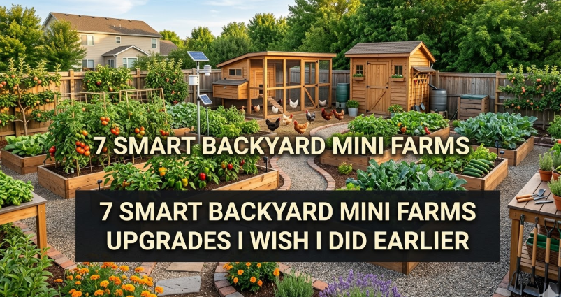 7 Smart Backyard Mini Farms Upgrades I Wish I Did Earlier